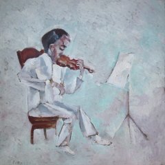White Violinist